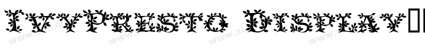 IvyPresto Display字体转换